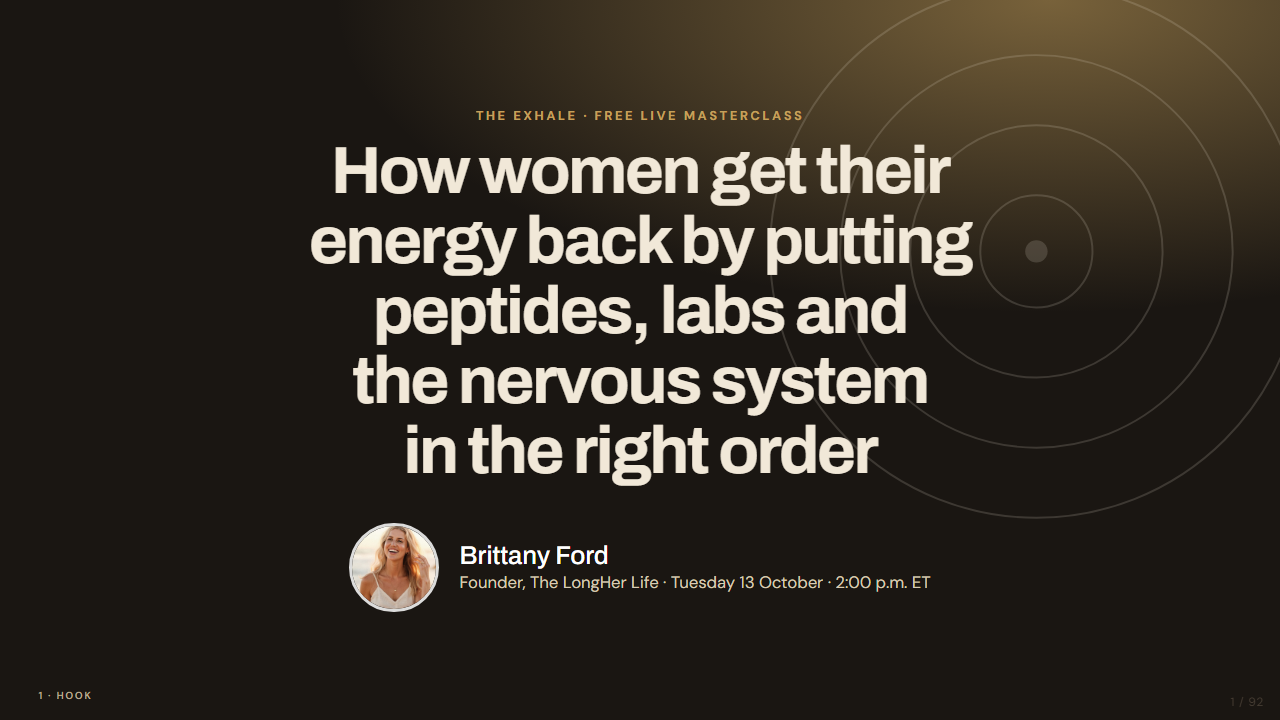 Webinar presentation preview