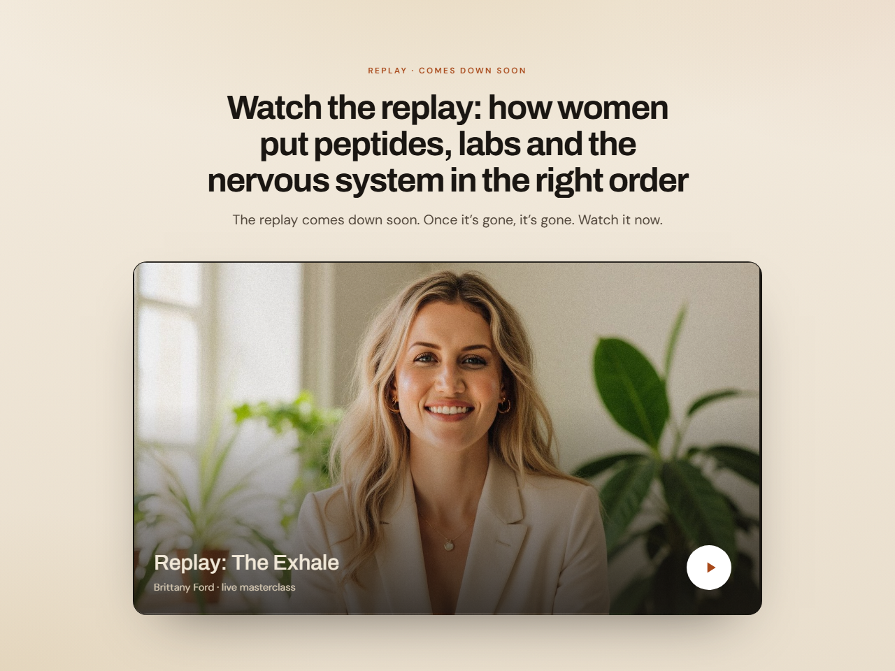 Replay + application preview