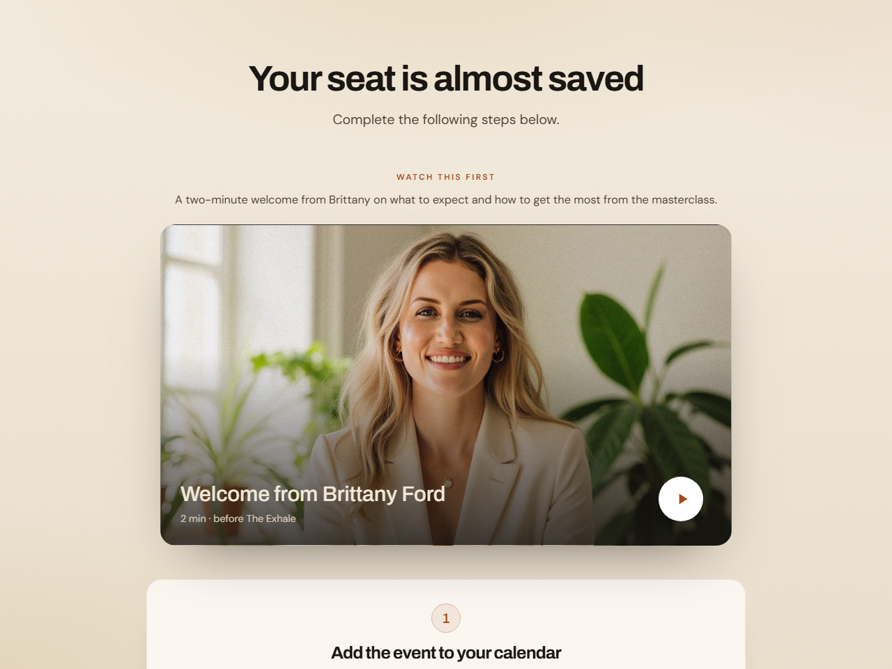 Thank-you page preview